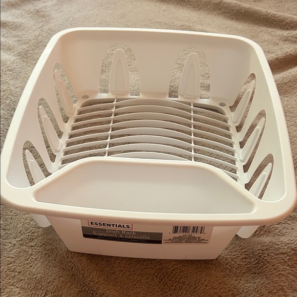 Standard Essentials White Dish Rack - Picture 1 of 8